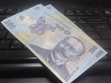 Leul se apreciază. Euro scade la 4,42 lei